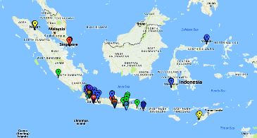Peta Lokasi (Google Map) Program Kelas Pagi Nomor